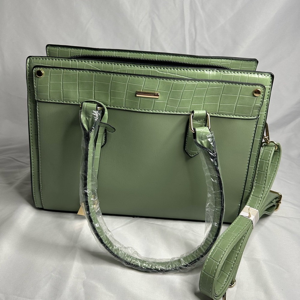 Green Satchel Bag